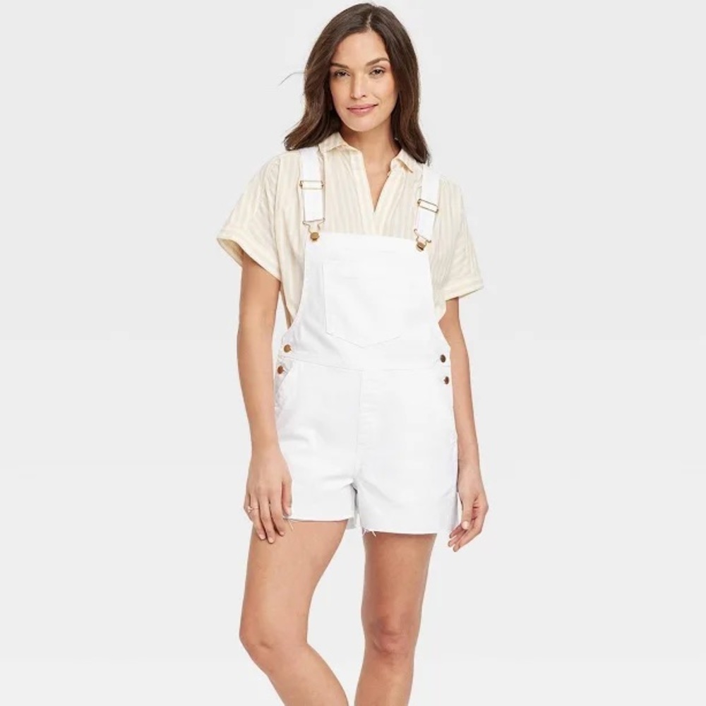 Universal Threads Short Denim Overalls